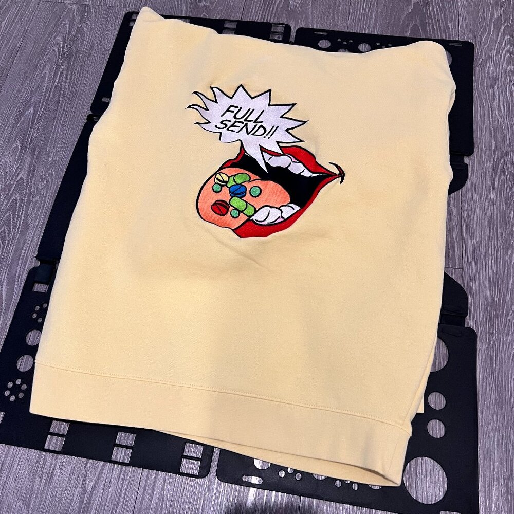 Full Send "Candy Hoodie" yellow, medium - Picture 3 of 4